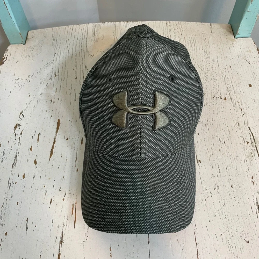 Under Armour Boys Blitzing 3.0 Hat Olive Green S/M 1305037-310